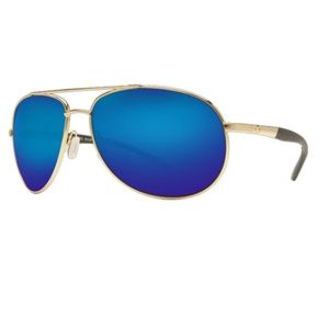 Costa Del Mar Gold&Blue Mirror Wingman Sunglasses